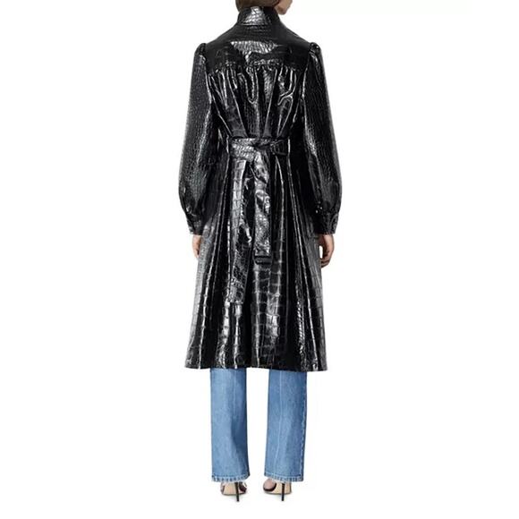 ❤️The Kooples Faux Leather Trench Coat❤️ - Picture 2 of 2